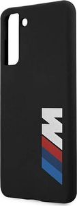 BMW Etui BMW BMHCS21MMSLBLBK S21+ G996 czarny/black hardcase Silicone Signature Logo 6