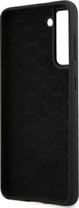 BMW Etui BMW BMHCS21MMSLBLBK S21+ G996 czarny/black hardcase Silicone Signature Logo 7