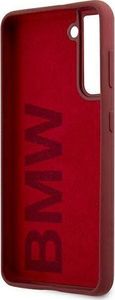 BMW Etui BMW BMHCS21MSLBLRE S21+ G996 czerwony/red hardcase Silicone Signature Logo 7