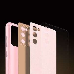 Dux Ducis Dux Ducis Yolo eleganckie etui pokrowiec ze skóry ekologicznej Samsung Galaxy S20 FE 5G różowy 10