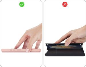 Dux Ducis DUX DUCIS Skin X kabura etui pokrowiec z klapką Samsung Galaxy S21 Ultra 5G różowy 12