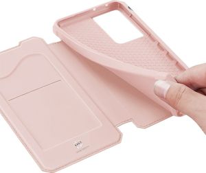 Dux Ducis DUX DUCIS Skin X kabura etui pokrowiec z klapką Samsung Galaxy S21 Ultra 5G różowy 7