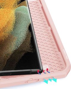 Dux Ducis DUX DUCIS Skin X kabura etui pokrowiec z klapką Samsung Galaxy S21 Ultra 5G różowy 9