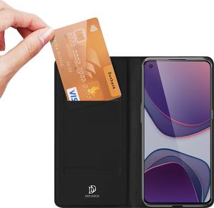 Dux Ducis DUX DUCIS Skin Pro kabura etui pokrowiec z klapką OnePlus 8T czarny 2