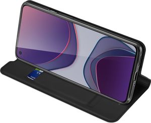 Dux Ducis DUX DUCIS Skin Pro kabura etui pokrowiec z klapką OnePlus 8T czarny 5