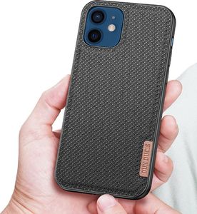 Dux Ducis Dux Ducis Fino etui pokrowiec pokryty nylonowym materiałem iPhone 12 mini czarny 6