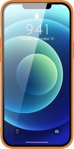 Dux Ducis Dux Ducis Yolo eleganckie etui pokrowiec ze skóry ekologicznej iPhone 12 pomarańczowy 3