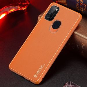 Dux Ducis Yolo eleganckie etui pokrowiec ze skóry Samsung Galaxy M30s pomarańczowy 14