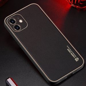 Dux Ducis Dux Ducis Yolo eleganckie etui pokrowiec ze skóry ekologicznej iPhone 12 czerwony 16