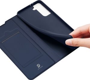 Dux Ducis DUX DUCIS Skin Pro kabura etui pokrowiec z klapką Samsung Galaxy S21 Ultra 5G niebieski 6