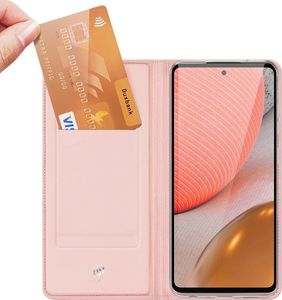 Dux Ducis DUX DUCIS Skin Pro kabura etui pokrowiec z klapką Samsung Galaxy A72 5G / A72 4G różowy 2