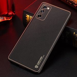 Dux Ducis Dux Ducis Yolo eleganckie etui pokrowiec ze skóry ekologicznej Samsung Galaxy S20 FE 5G czarny 25