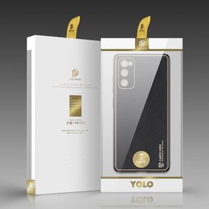 Dux Ducis Dux Ducis Yolo eleganckie etui pokrowiec ze skóry ekologicznej Samsung Galaxy S20 FE 5G czarny 5