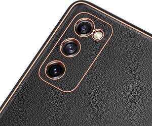 Dux Ducis Dux Ducis Yolo eleganckie etui pokrowiec ze skóry ekologicznej Samsung Galaxy S20 FE 5G czarny 6