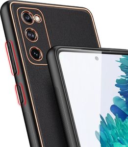 Dux Ducis Dux Ducis Yolo eleganckie etui pokrowiec ze skóry ekologicznej Samsung Galaxy S20 FE 5G czarny 7