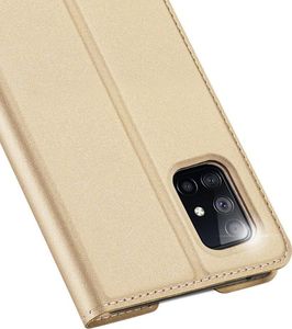 Dux Ducis DUX DUCIS Skin Pro kabura etui pokrowiec z klapką Samsung Galaxy S20 FE 5G złoty 3