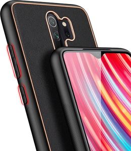 Dux Ducis Dux Ducis Yolo eleganckie etui pokrowiec ze skóry ekologicznej Xiaomi Redmi Note 8 Pro czarny 7