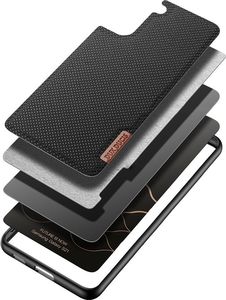 Dux Ducis Dux Ducis Fino etui pokrowiec pokryty nylonowym materiałem Samsung Galaxy S21 5G czarny 8