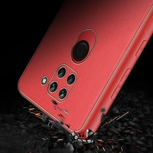 Dux Ducis Dux Ducis Yolo eleganckie etui pokrowiec ze skóry ekologicznej Xiaomi Redmi 10X 4G / Xiaomi Redmi Note 9 czerwony 11