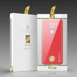Dux Ducis Dux Ducis Yolo eleganckie etui pokrowiec ze skóry ekologicznej Xiaomi Redmi 10X 4G / Xiaomi Redmi Note 9 czerwony 5