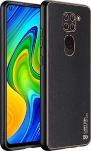 Dux Ducis Dux Ducis Yolo eleganckie etui pokrowiec ze skóry ekologicznej Xiaomi Redmi 10X 4G / Xiaomi Redmi Note 9 czarny 3