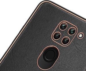 Dux Ducis Dux Ducis Yolo eleganckie etui pokrowiec ze skóry ekologicznej Xiaomi Redmi 10X 4G / Xiaomi Redmi Note 9 czarny 6