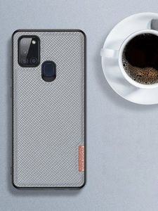 Dux Ducis Dux Ducis Fino etui pokrowiec pokryty nylonowym materiałem Samsung Galaxy A21S niebieski 13