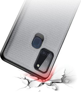 Dux Ducis Dux Ducis Fino etui pokrowiec pokryty nylonowym materiałem Samsung Galaxy A21S niebieski 4