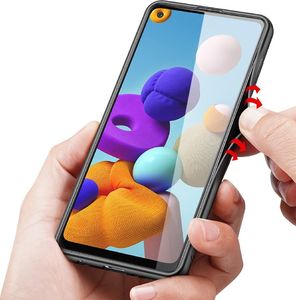 Dux Ducis Dux Ducis Fino etui pokrowiec pokryty nylonowym materiałem Samsung Galaxy A21S niebieski 7