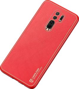 Dux Ducis Dux Ducis Yolo eleganckie etui pokrowiec ze skóry ekologicznej Xiaomi Redmi 9 Czerwony 4