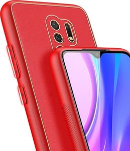 Dux Ducis Dux Ducis Yolo eleganckie etui pokrowiec ze skóry ekologicznej Xiaomi Redmi 9 Czerwony 7