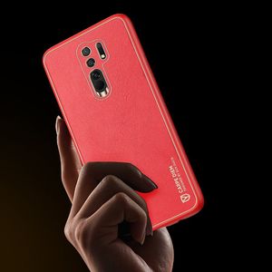 Dux Ducis Dux Ducis Yolo eleganckie etui pokrowiec ze skóry ekologicznej Xiaomi Redmi 9 Czerwony 9