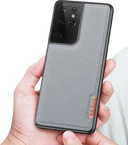 Dux Ducis Dux Ducis Fino etui pokrowiec pokryty nylonowym materiałem Samsung Galaxy S21 Ultra 5G niebieski 2