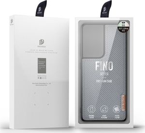 Dux Ducis Dux Ducis Fino etui pokrowiec pokryty nylonowym materiałem Samsung Galaxy S21 Ultra 5G niebieski 5