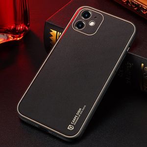 Dux Ducis Dux Ducis Yolo eleganckie etui pokrowiec ze skóry ekologicznej iPhone 12 czarny 15