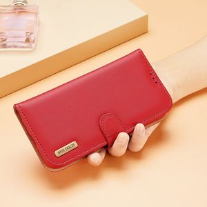 Dux Ducis Dux Ducis Hivo skórzane etui z klapką pokrowiec ze skóry naturalnej portfel na karty i dokumenty iPhone 12 mini niebieski 13