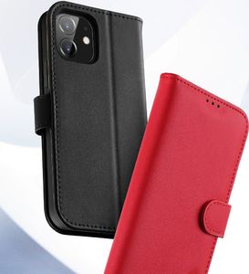 Dux Ducis Dux Ducis Hivo skórzane etui z klapką pokrowiec ze skóry naturalnej portfel na karty i dokumenty iPhone 12 mini niebieski 15