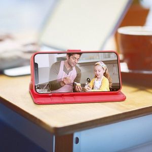 Dux Ducis Dux Ducis Hivo skórzane etui z klapką pokrowiec ze skóry naturalnej portfel na karty i dokumenty iPhone 12 mini czerwony 12