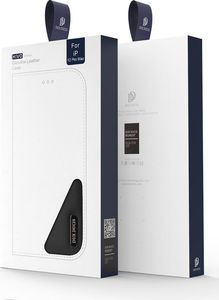 Dux Ducis Dux Ducis Hivo skórzane etui z klapką pokrowiec ze skóry naturalnej portfel na karty i dokumenty iPhone 12 Pro Max czarny 5