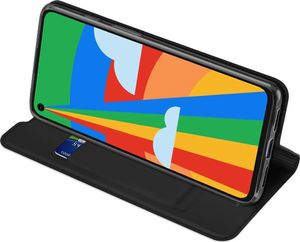 Dux Ducis DUX DUCIS Skin Pro kabura etui pokrowiec z klapką Google Pixel 5 czarny 6