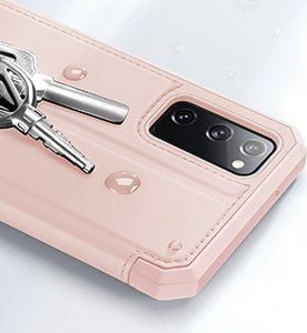 Dux Ducis DUX DUCIS Skin X kabura etui pokrowiec z klapką Samsung Galaxy S20 FE 5G różowy 13