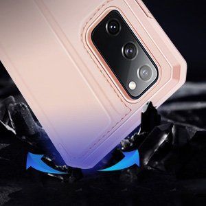 Dux Ducis DUX DUCIS Skin X kabura etui pokrowiec z klapką Samsung Galaxy S20 FE 5G różowy 16