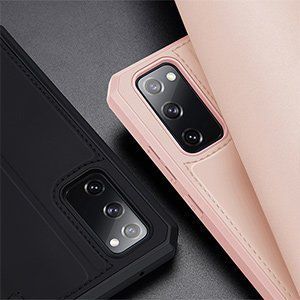 Dux Ducis DUX DUCIS Skin X kabura etui pokrowiec z klapką Samsung Galaxy S20 FE 5G różowy 18