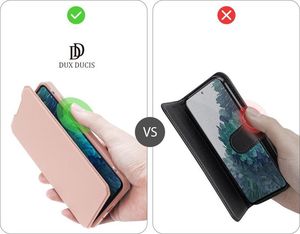 Dux Ducis DUX DUCIS Skin X kabura etui pokrowiec z klapką Samsung Galaxy S20 FE 5G różowy 10