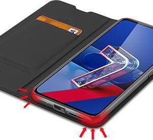 Dux Ducis DUX DUCIS Skin Pro kabura etui pokrowiec z klapką Asus Zenfone 7 Pro czarny 14