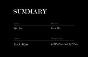 Dux Ducis DUX DUCIS Skin Pro kabura etui pokrowiec z klapką Asus Zenfone 7 Pro czarny 23