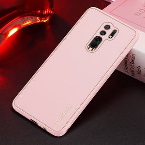 Dux Ducis Dux Ducis Yolo eleganckie etui pokrowiec ze skóry ekologicznej Xiaomi Redmi 9 różowu 14