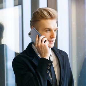 Dux Ducis Dux Ducis Hivo skórzane etui z klapką pokrowiec ze skóry naturalnej portfel na karty i dokumenty iPhone SE 2020 / iPhone 8 / iPhone 7 niebieski 8