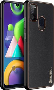 Dux Ducis Dux Ducis Yolo eleganckie etui pokrowiec ze skóry ekologicznej Samsung Galaxy M30s czarny 3