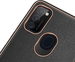 Dux Ducis Dux Ducis Yolo eleganckie etui pokrowiec ze skóry ekologicznej Samsung Galaxy M30s czarny 6